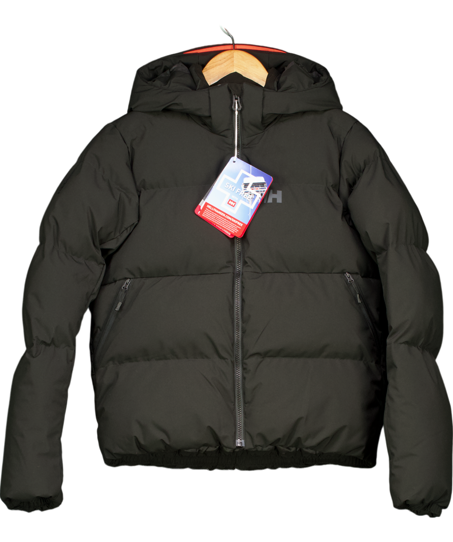 Helly Hanson Black Juniors' Nora Short Puffy Ski Jacket 14 Years