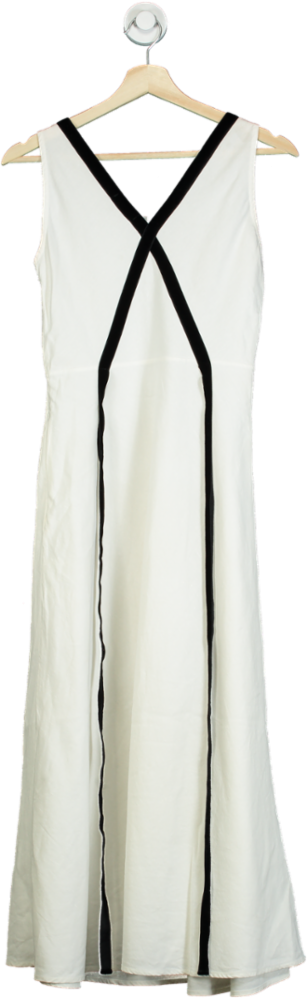 Bamford White Sleeveless Maxi Dress XS