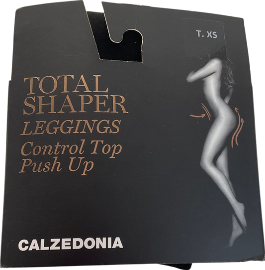 calzedonia Black Total Sharper Leggings UK XS