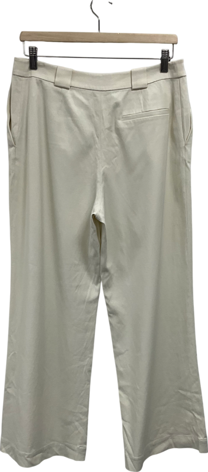 & Other Stories Cream Tailored Trousers UK 10