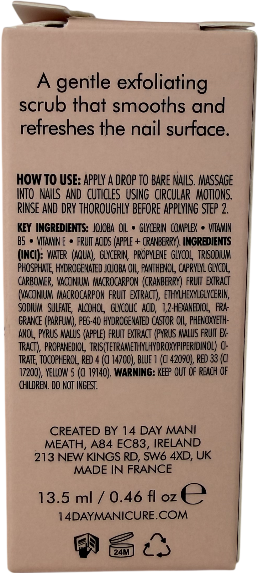 Nonicure Nail & Cuticle Scrub 13.5ml