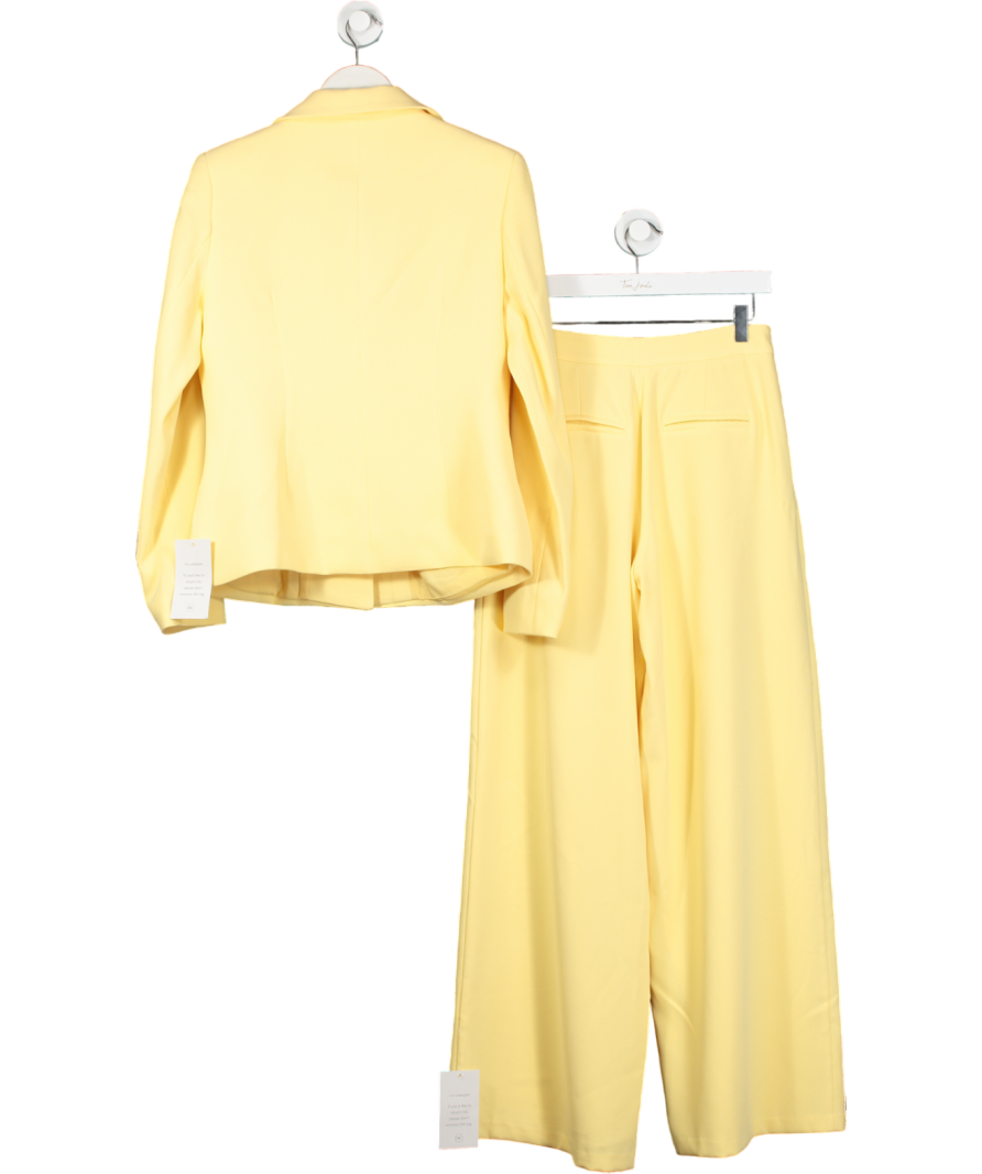Nobody's Child Yellow Hosan Hourglass Blazer And Torie Wide Leg Trousers UK S/M