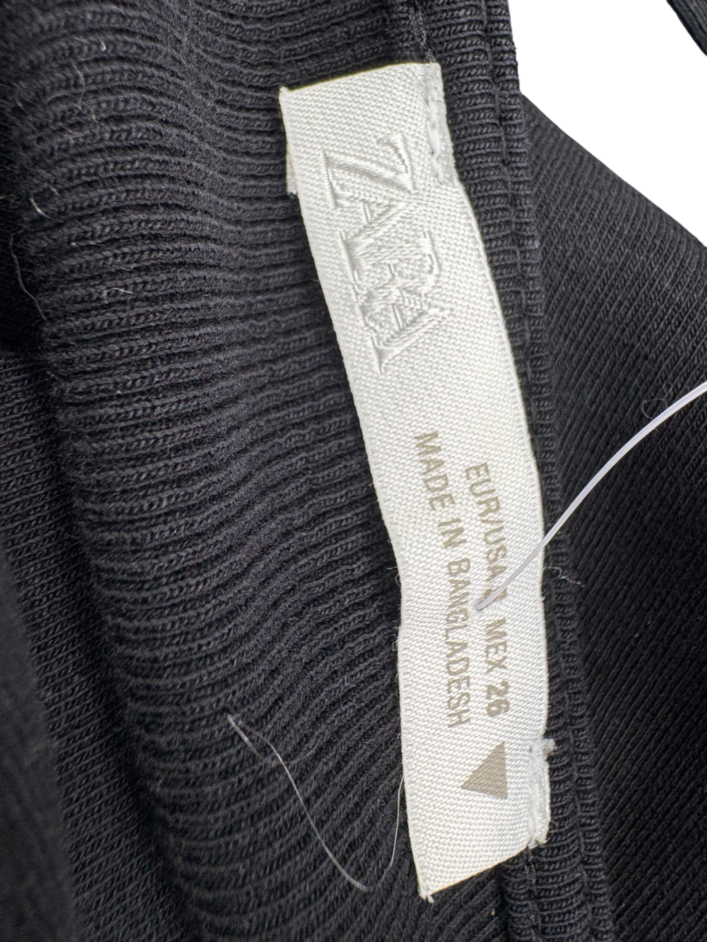 ZARA Black V Neck Cotton Blend Bodysuit UK S