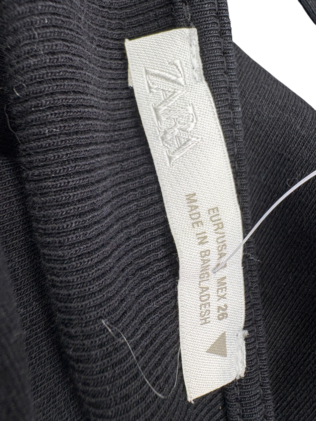 ZARA Black V Neck Cotton Blend Bodysuit UK S