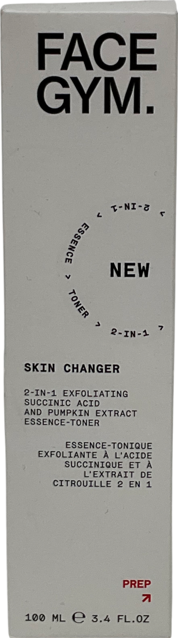 face gym Skin Changer 2-in-1 Exfoliating Succinic Acid And Pumpkin Extract Essence Toner 100ml