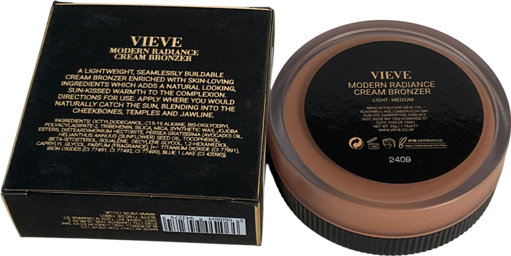Vieve Modern Radiance Cream Bronzer Light Medium 33g