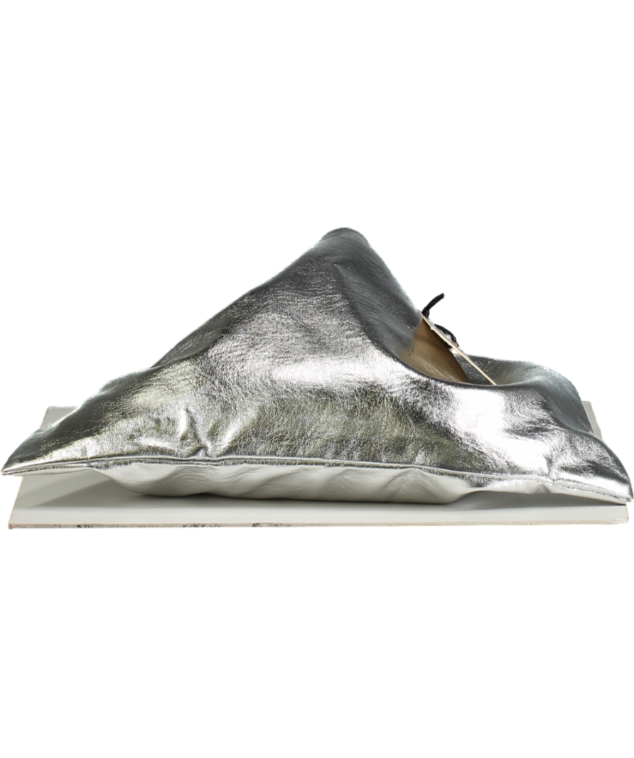 The Room Antwerp Metallic Silver Triangle Bag