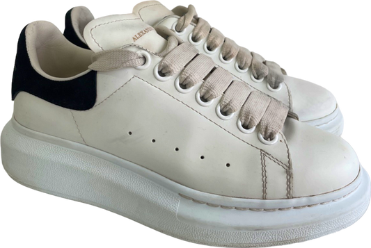 Alexander McQueen White/Black Oversized Sneakers EU 36 UK 3