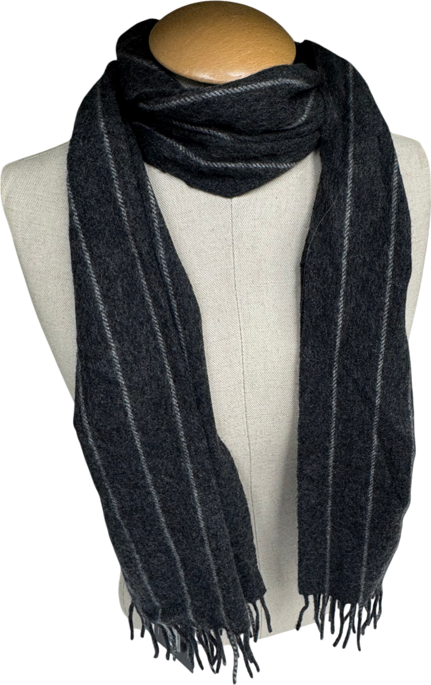 brooks brothers Grey Cashmere Scarf One Size