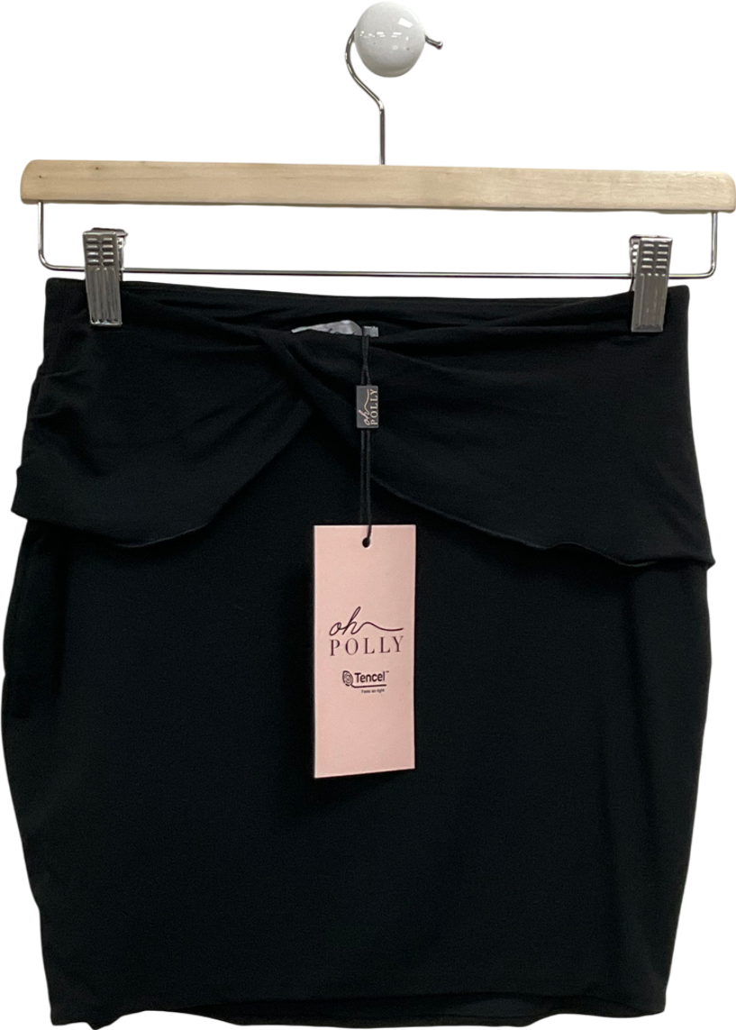 Oh Polly Black Mini Skirt UK M