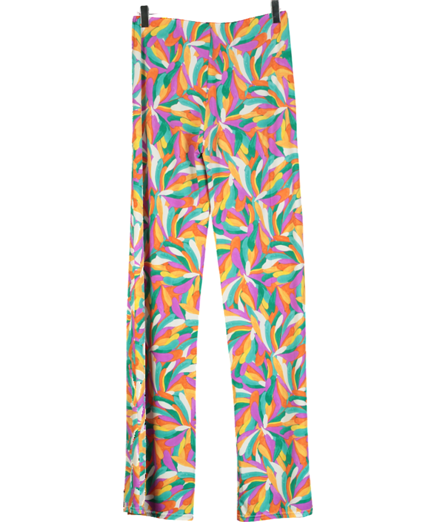 Y London Multicoloured Printed Elasticated Trouser One Size