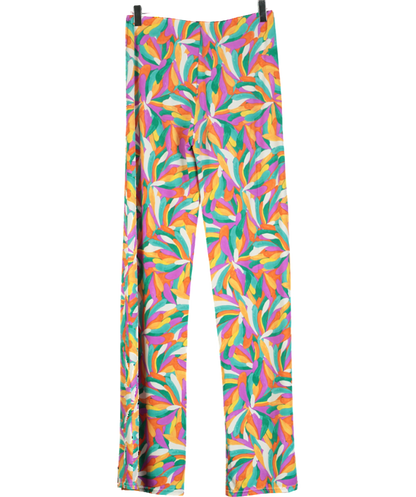 Y London Multicoloured Printed Elasticated Trouser One Size