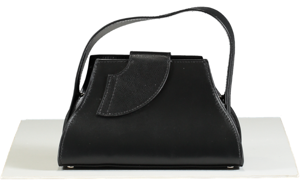 GCDS Black Seaweed Mini Handbag