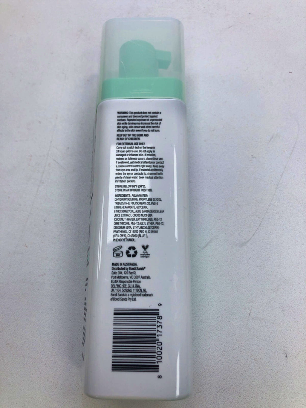 Bondi Sands Emerald For A Deep Olive Tone Self Tanning Foam 200ml