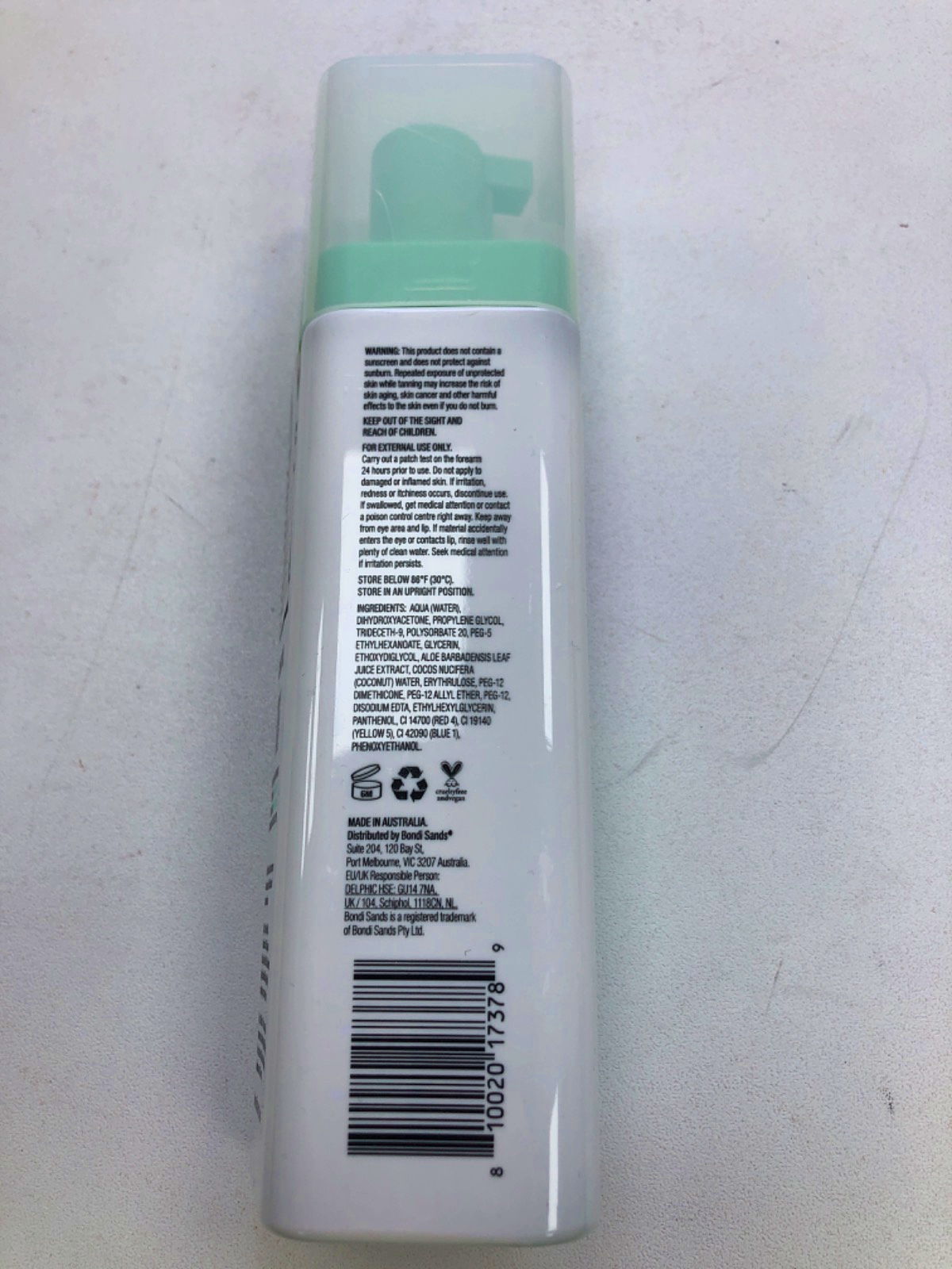 Bondi Sands Emerald For A Deep Olive Tone Self Tanning Foam 200ml