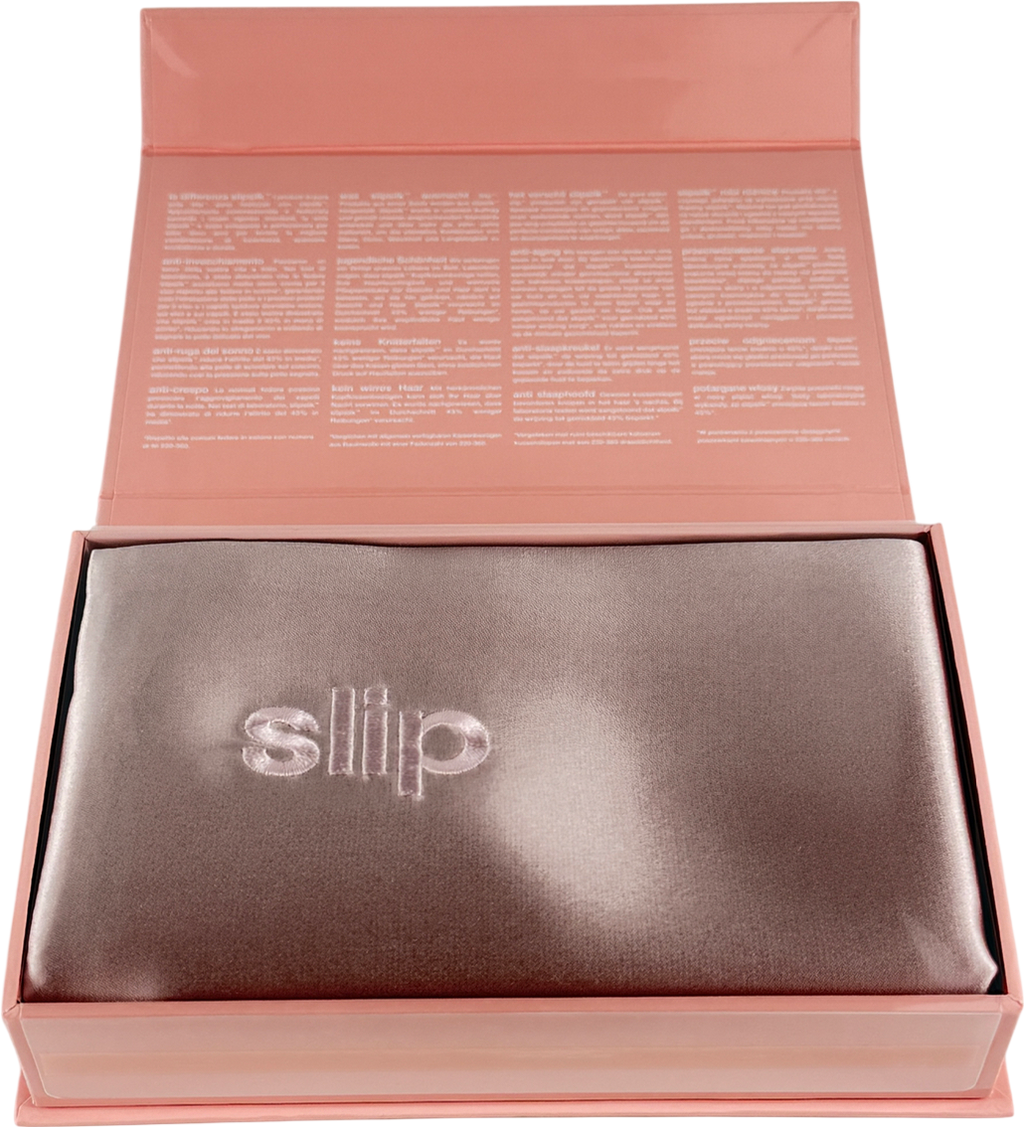 Silp Pink Queen Zippered Pillowcase One Size