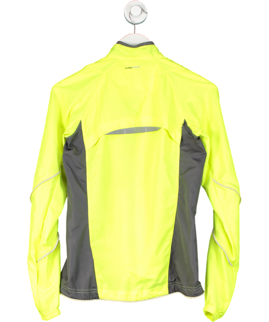 adidas Yellow Climaproof Neon Windbreaker Jacket UK 8