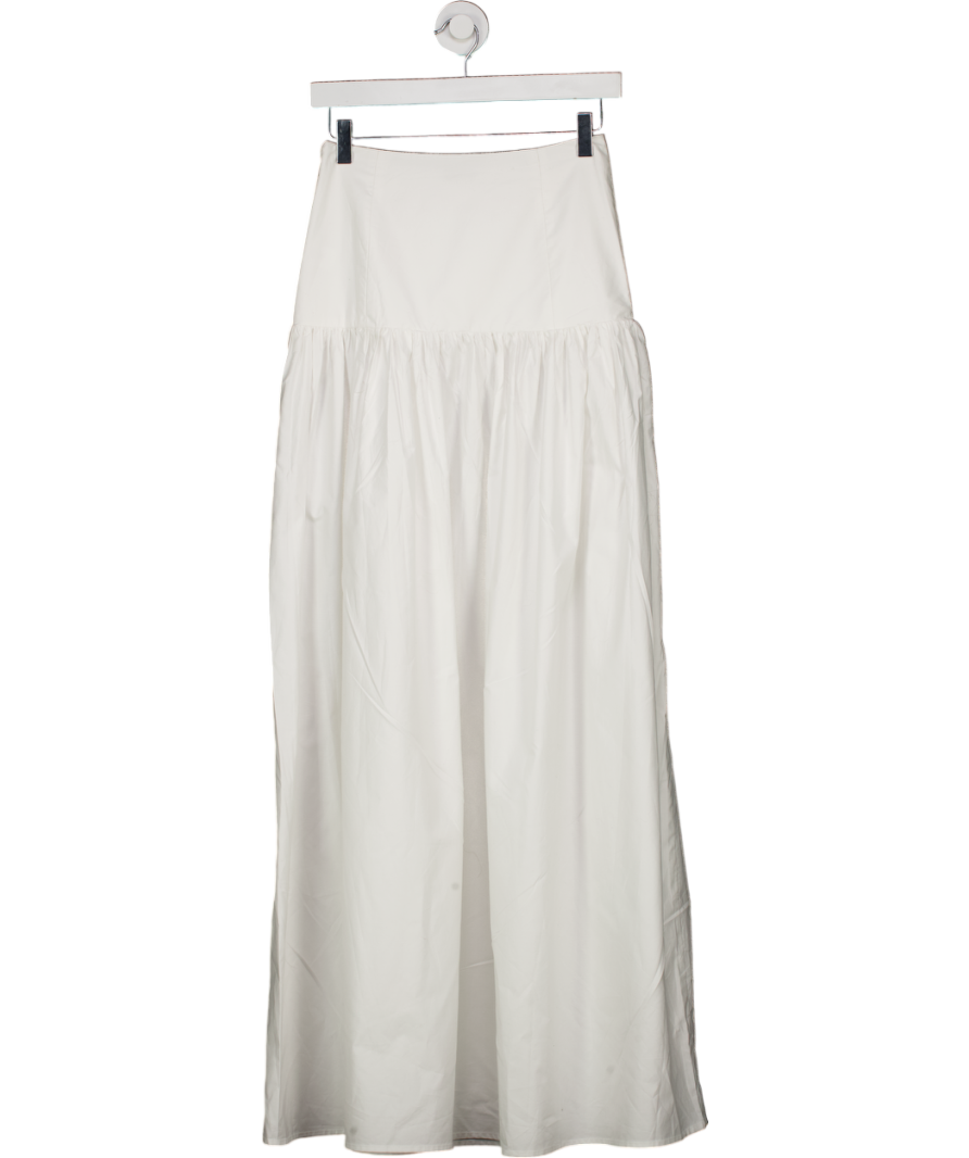 Meshki Autumn Maxi Skirt - White UK XS