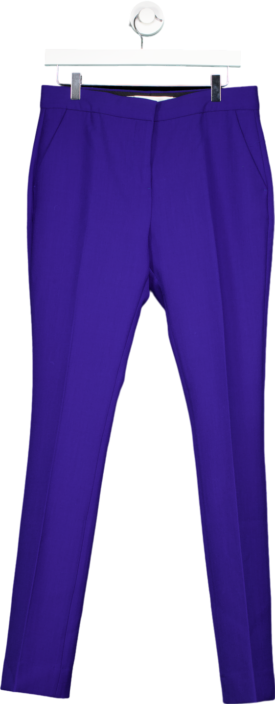 Victoria Victoria Beckham Blue Tailored Trousers UK 10