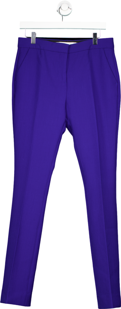 Victoria Victoria Beckham Blue Tailored Trousers UK 10