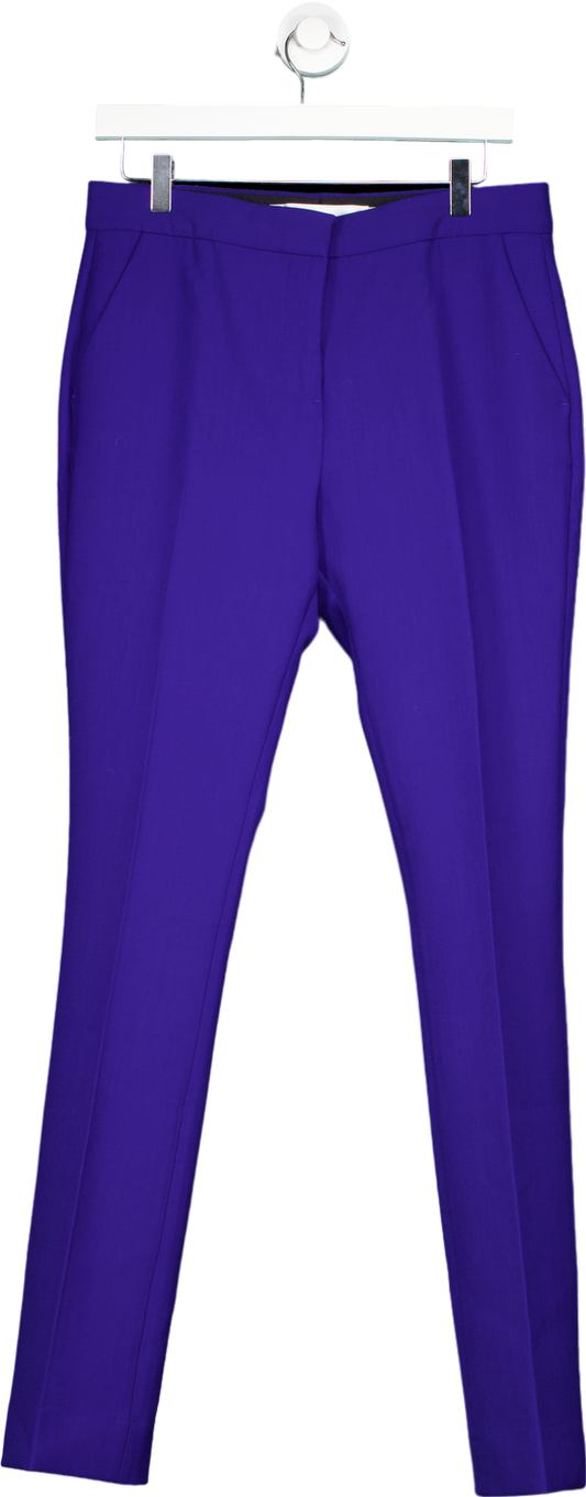 Victoria Victoria Beckham Blue Tailored Trousers UK 10