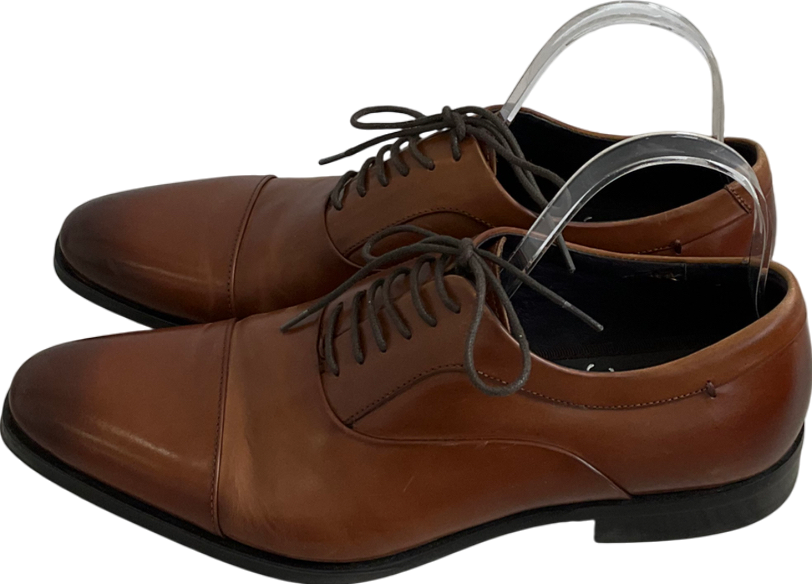 John White Brown Guildhall Tan Oxford Shoes UK 8 EU 42 👞