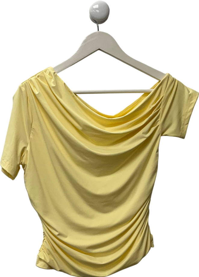 White Fox Yellow Stay With You Top Lemon UK L