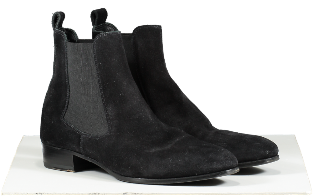 Baudoin & Lange Joan Boot In Black Glove Suede UK 6 EU 39 👠