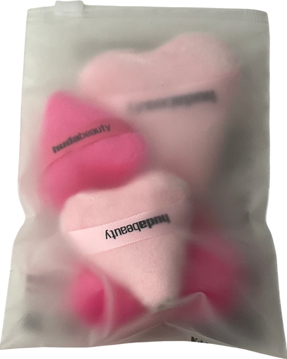 Huda Beauty Powder Puff Set X2 Large X2 Small Pink X4