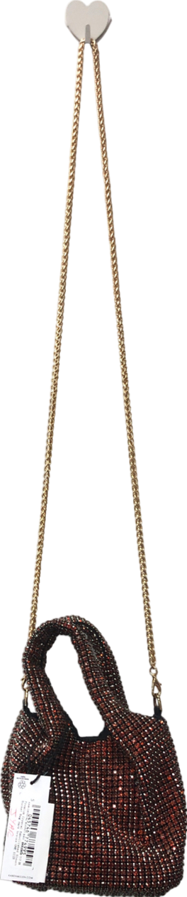 Karen Millen Premium Crystal Embellished Slouchy Bucket Bag