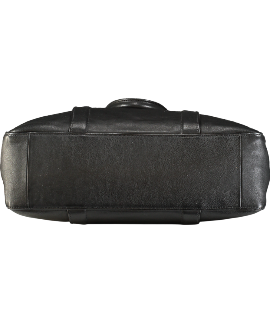 LONGCHAMP Black leather large 3d Tote bag with shoulder strap