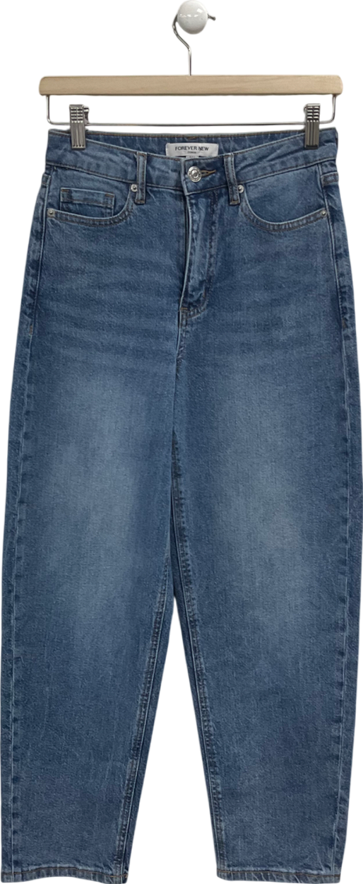 FOREVER NEW Blue Barrel leg Jeans UK 6