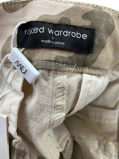 Naked Wardrobe Green Twill Cargo Pant UK S