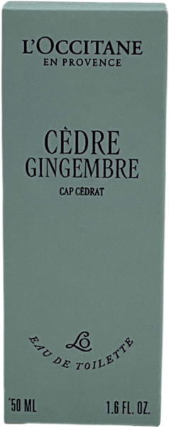 Loccitane Cèdre Gingembre (formerly Cap Cedrat) Eau De Toilette 50ml