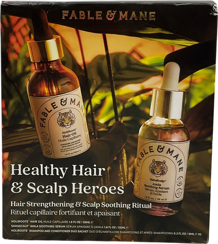 Fable & mane Healthy Hair And Scalp Heroes 55mlX2