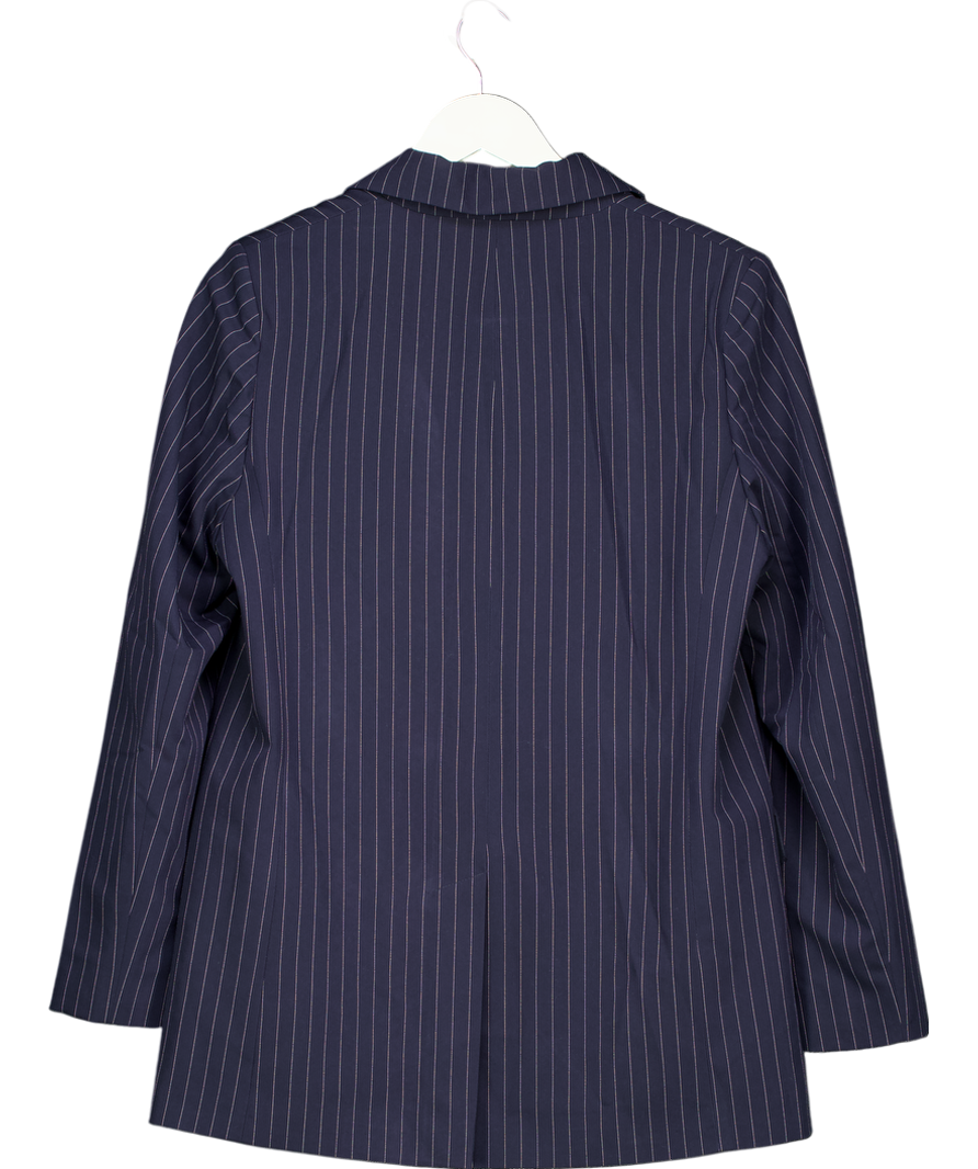 Helene Berman Blue Pinstripe Blazer UK 10