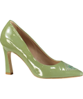 ATANA Green Fiorellini Pump In Semi-patent Leather UK 5 EU 38 👠
