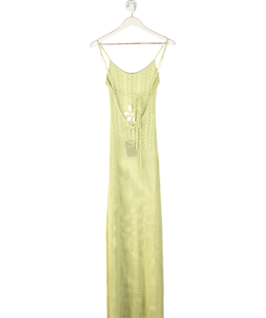 Sasha Therese Green Dahlia Maxi Dress UK XXS