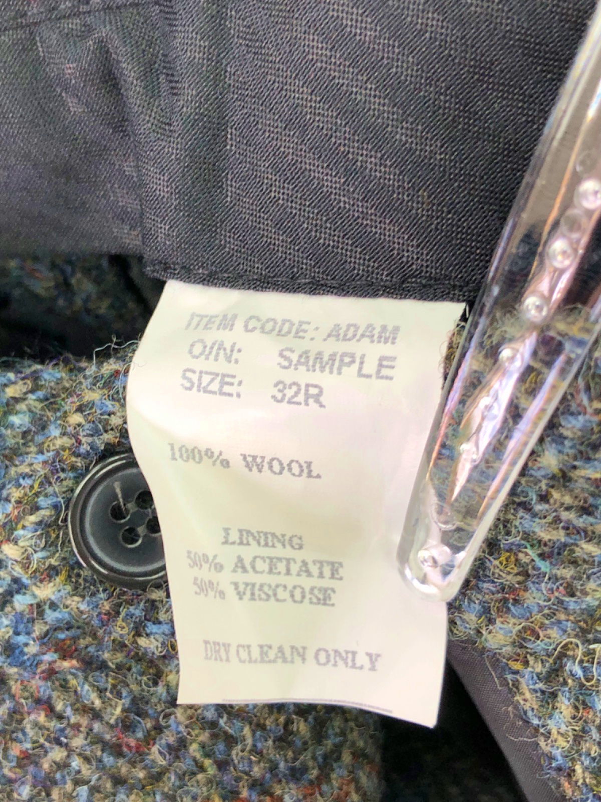 Thomas Farthing Grey Wool Tailored Trousers 32R