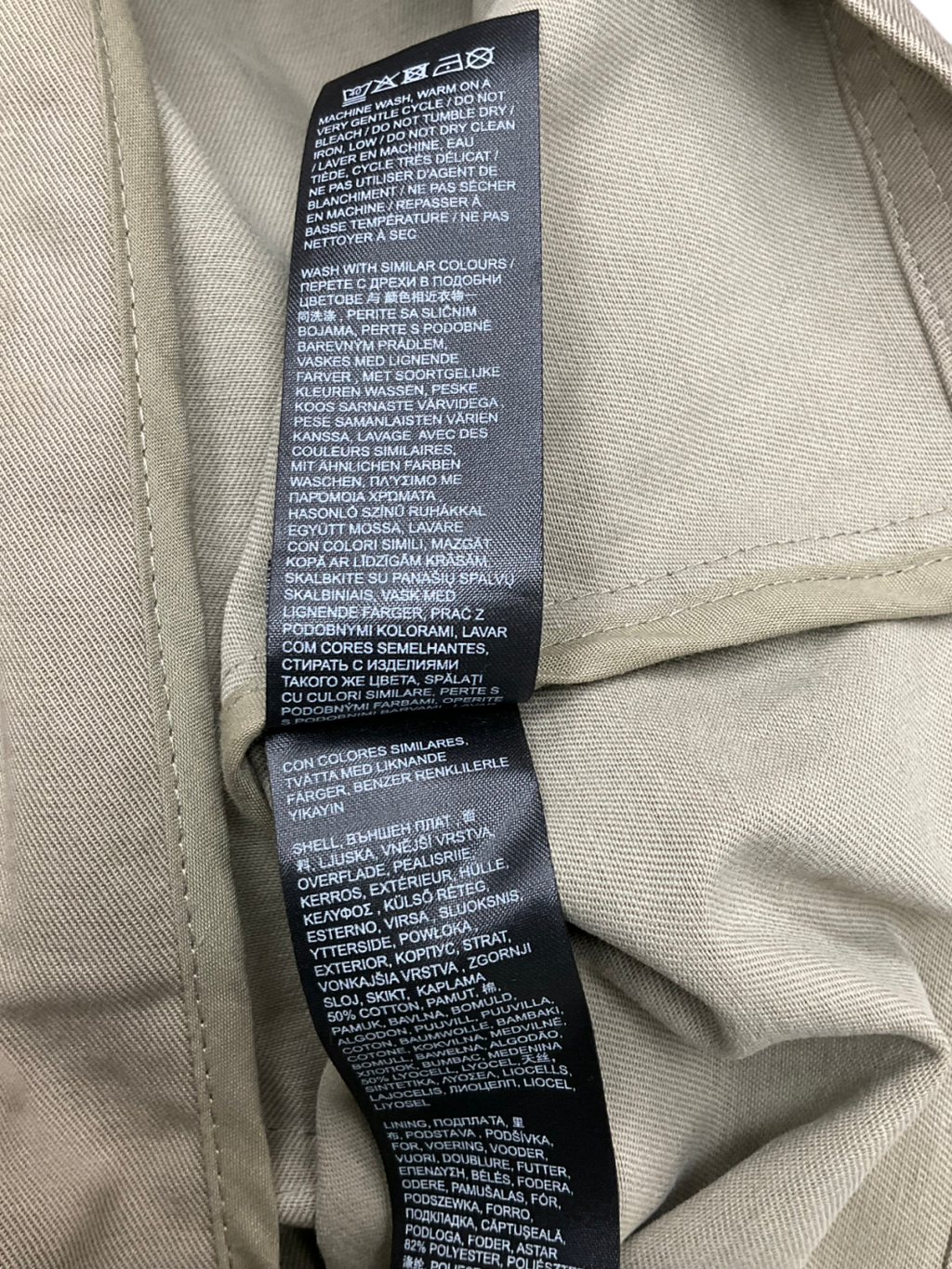 Anthology Green Washed Utility Jacket UK 14