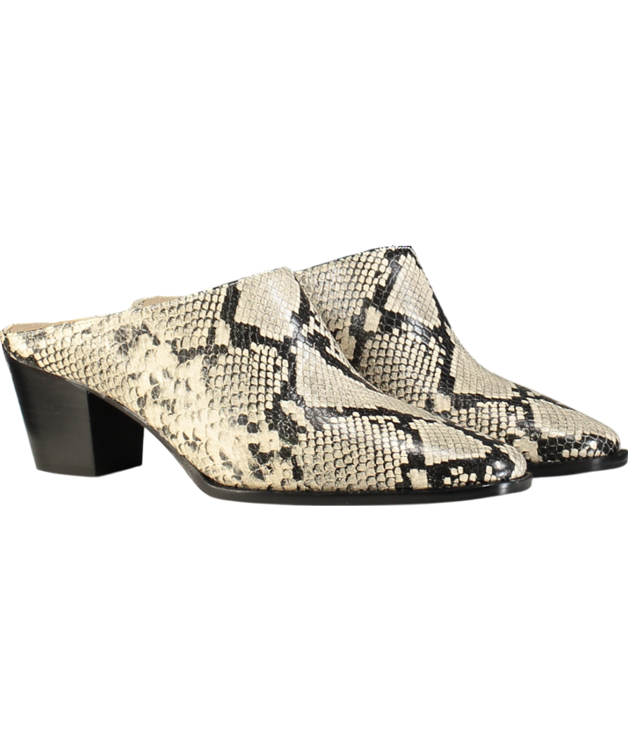 Russell & Bromley Beige Betton Western Mule UK 7 EU 40 👠