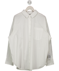 ASOS White Oversized Cotton Poplin Shirt UK 18