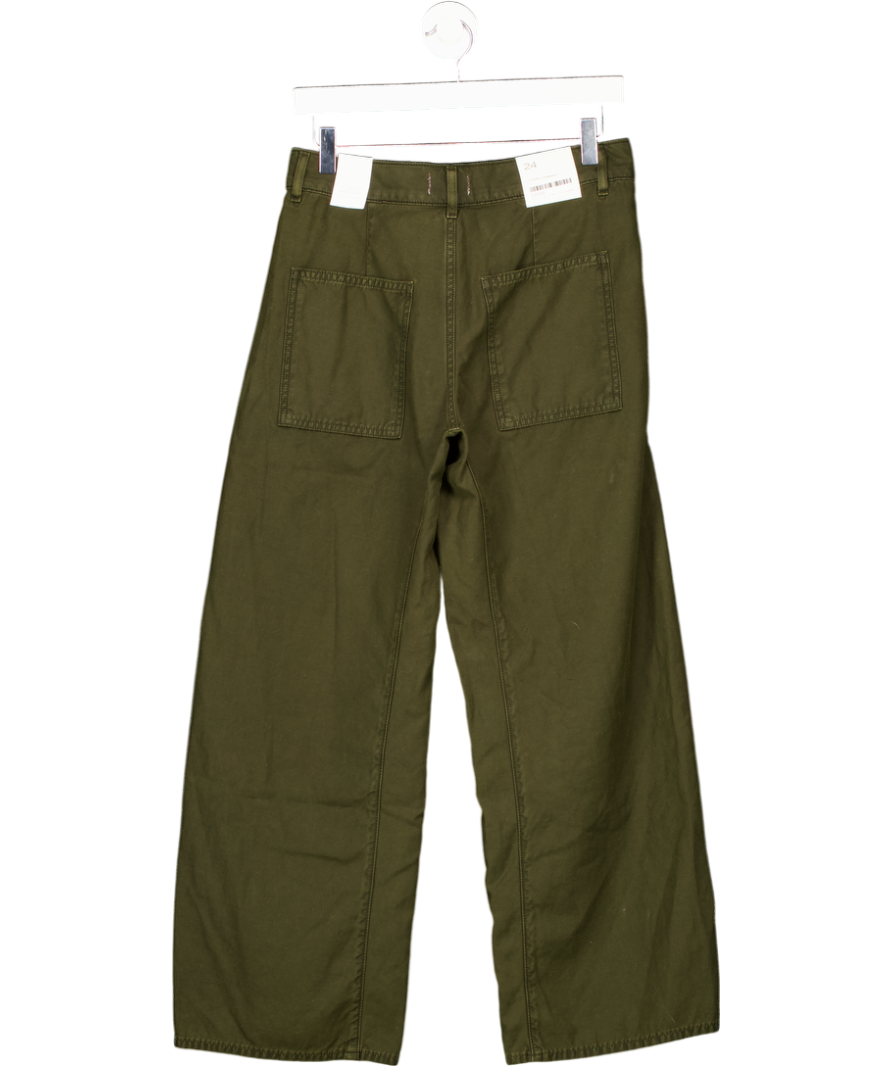 Citizens of Humanity Ines Crop Utility Trouser - Moss Green W24