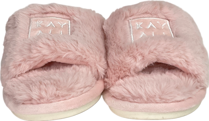kayali Pink Fluffy Sliders UK 7 EU 40 👠