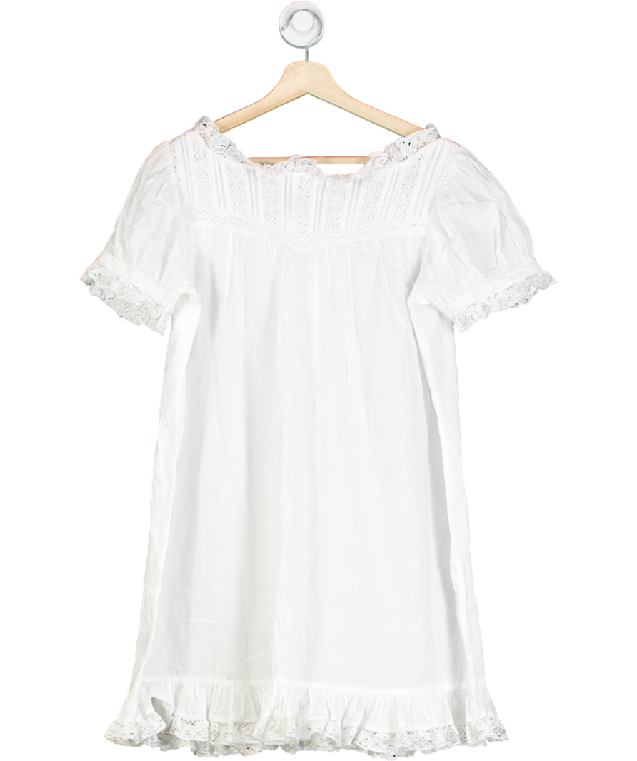 Mamacita White Gigi Lace Nightdress UK XS/S