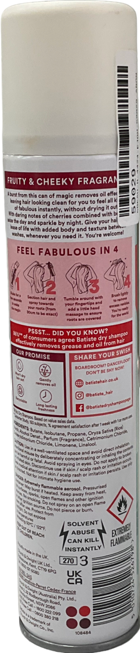 batiste Dry Shampoo Cherry 200ml