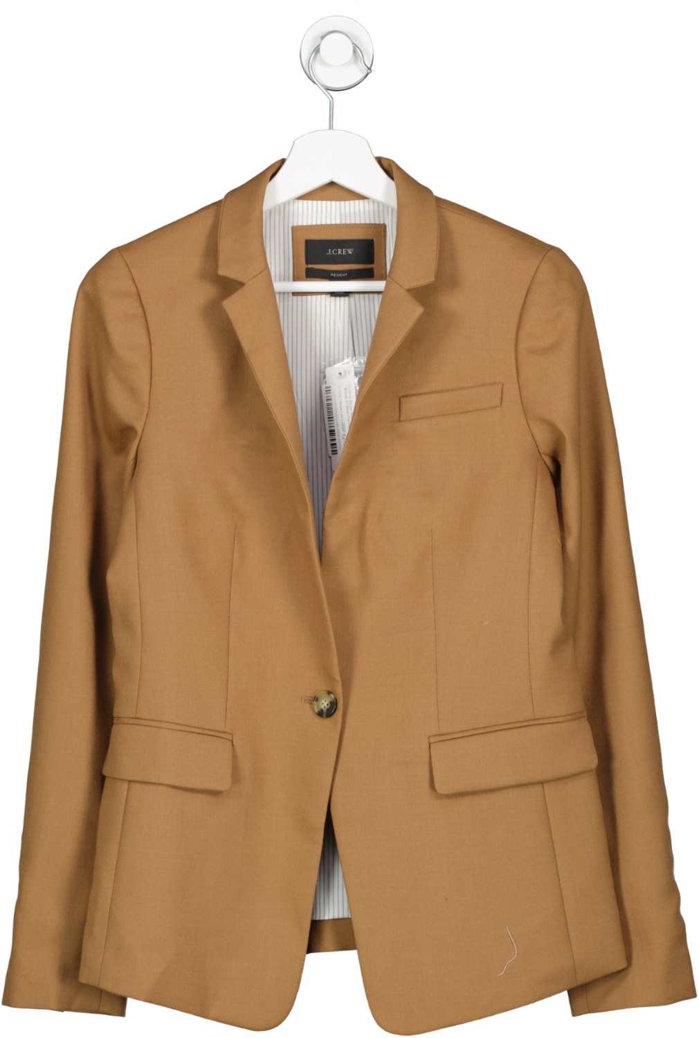 J.CREW Beige Warm Camel Regent Blazer In Wool Flannel BNWT UK 6 TALL J.CREW Beige UK 6