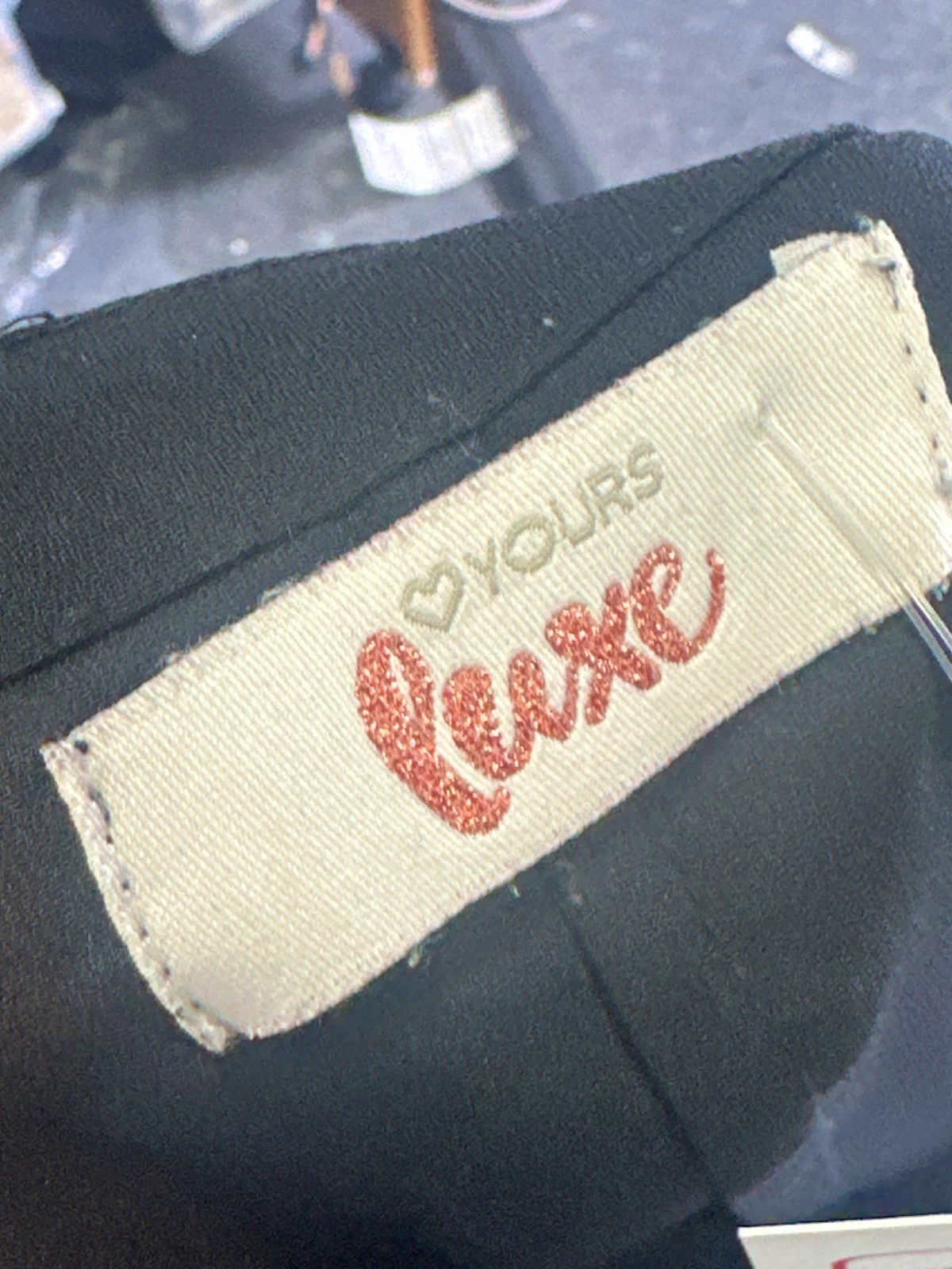 Yours Black Luxe Kimono UK 26-28