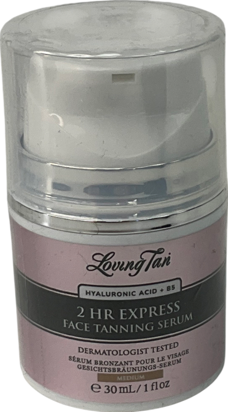 loving tan 2hr Express Face Tanning Serum Medium 30ml
