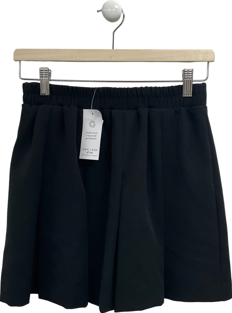 New Look Black Pleated Skirt UK 8